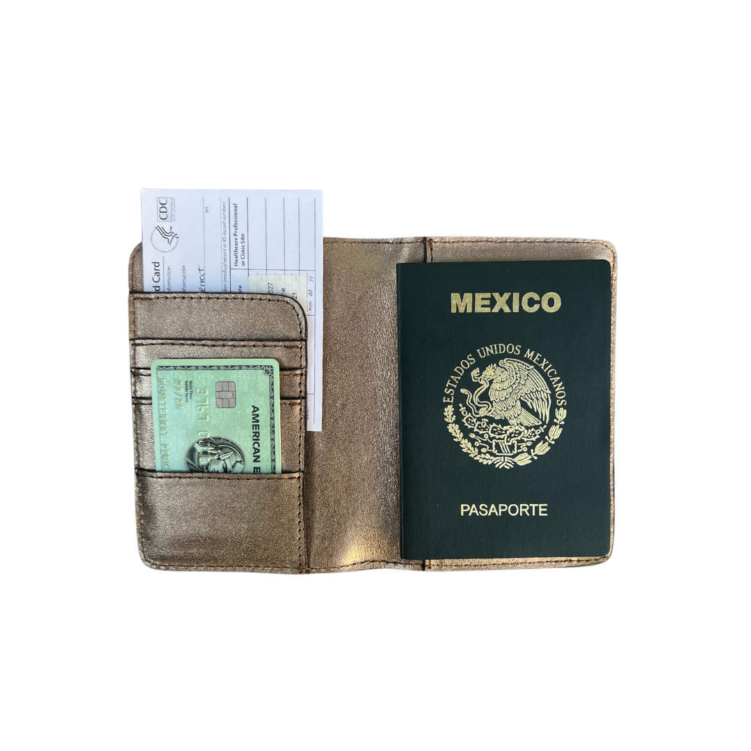 Portapasaporte Cobre